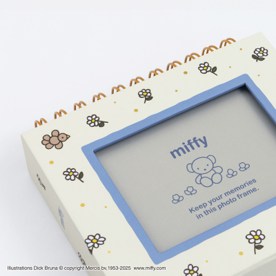 【アルバムの日記念特価】ナカバヤシ フォトランク フレームケースL ブルーナ ミッフィー ホワイト A-FTPC-208-2の商品画像10枚目