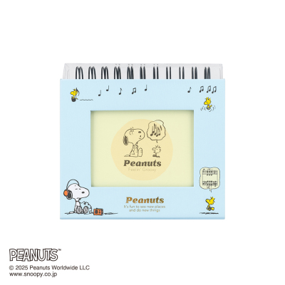 ナカバヤシ フォトランク フレームケースL ピーナッツ スヌーピー ブルー A-FTPC-209-1