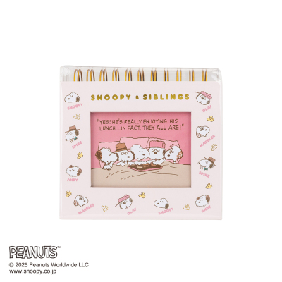 【アルバムの日記念特価】ナカバヤシ フォトランク フレームケースL ピーナッツ スヌーピー ベージュ A-FTPC-209-2の商品画像6枚目