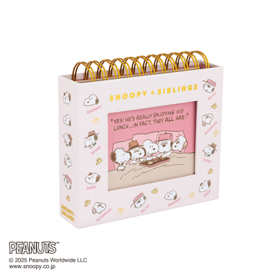 【アルバムの日記念特価】ナカバヤシ フォトランク フレームケースL ピーナッツ スヌーピー ベージュ A-FTPC-209-2の商品画像8枚目