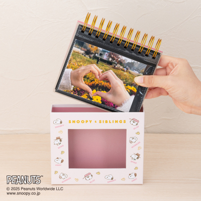 【アルバムの日記念特価】ナカバヤシ フォトランク フレームケースL ピーナッツ スヌーピー ベージュ A-FTPC-209-2の商品画像12枚目