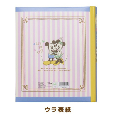 【アルバムの日記念特価】ナカバヤシ ディズニーキャラクター 背丸ブック式・L判2段(160枚収納) ア-BPL-1601-1 ミッキー&ミニー フォトアルバム 写真 大容量【Disneyzone】の商品画像4枚目
