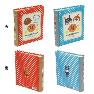 【アルバムの日記念特価】ナカバヤシ アンパンマン 背丸ブック式アルバム L判2段160枚収納 ア-BPL-1602-1/M レッド 【写真 収納 かわいい フォトアルバム ベビー】の商品画像5枚目