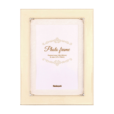 ナカバヤシ フォトフレーム/金属製/スクエア/2LKG F-TA-120-2LKG