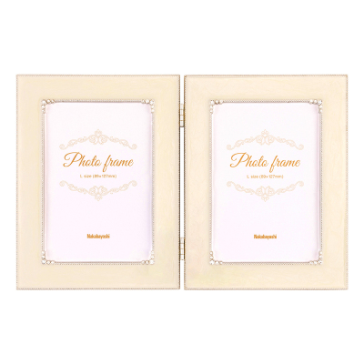 ナカバヤシ フォトフレーム/金属製/スクエア/L/2面 F-TA-120-2