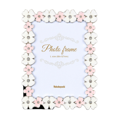 ナカバヤシ フォトフレーム/金属製/フラワー/L F-TA-121-L