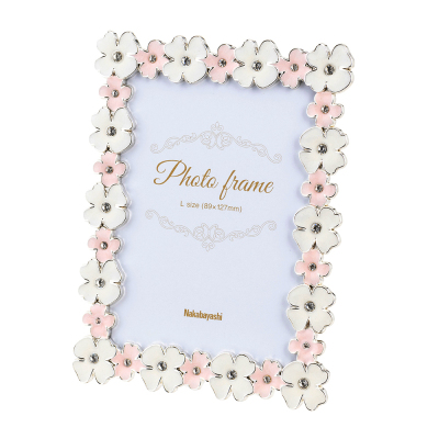 ナカバヤシ フォトフレーム/金属製/フラワー/L F-TA-121-Lの商品画像2枚目