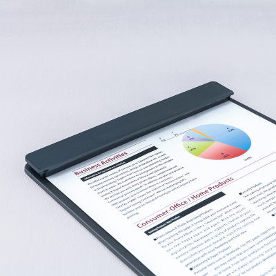 ナカバヤシ スタンドクリップボード/タテヨコ/A4/フルブラック QB-TTCA4-Dの商品画像6枚目