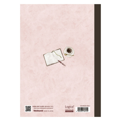 【20%OFF】【2026年度版 手帳】 ナカバヤシ ロジカルダイアリー2026月間ノートタイプH／B6／ピンク NS-B602H-26A1【ポスト投函1】の商品画像2枚目