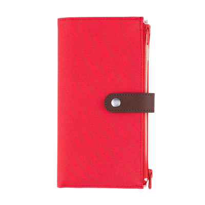 【2026年度版 手帳】 ナカバヤシ ウォレットダイアリー2026/レッド WD-019-26R【ポスト投函1】