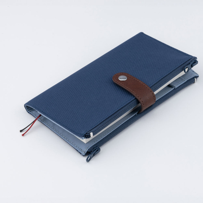 【2026年度版 手帳】 ナカバヤシ ウォレットダイアリー2026/ネイビー WD-019-26DB【ポスト投函1】の商品画像2枚目