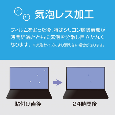 ナカバヤシ PC用 液晶保護フィルム 高精細・反射防止16W(16:10) SF-NFLH160W2 (tm)の商品画像3枚目