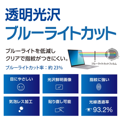 ナカバヤシ PC用 液晶保護フィルム 透明光沢BLC16W(16:10) SF-NFLKBC160W2 (tm)の商品画像2枚目