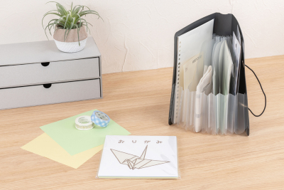 ナカバヤシ かたづくファイル/A5/ブラック DF-KTDF-A5-Dの商品画像5枚目