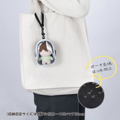 ナカバヤシ シースルーミニミニリュック/ブラック SZC-PO02BK (tm)の商品画像12枚目