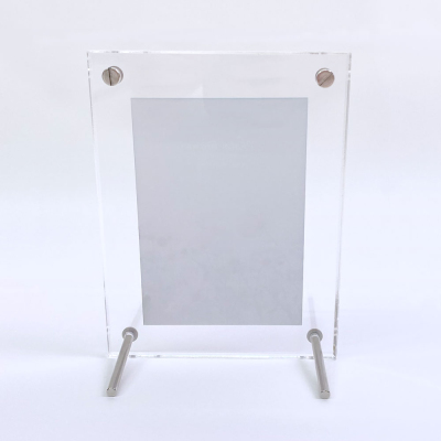 ナカバヤシ アクリルピクチャーフォトフレーム テーパー加工 L判 スタンドタイプ 写真立て IT-FL-A01-Lの商品画像9枚目