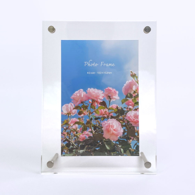 ナカバヤシ アクリルピクチャーフォトフレーム テーパー加工 KG判  スタンドタイプ 写真立て IT-FL-A01-KGの商品画像7枚目