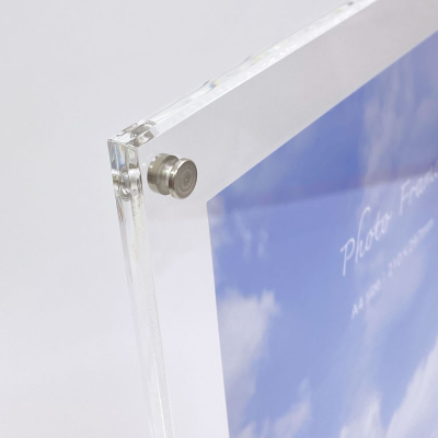 ナカバヤシ アクリルピクチャーフォトフレーム テーパー加工 A4 スタンドタイプ 写真立て IT-FL-A01-A4の商品画像8枚目