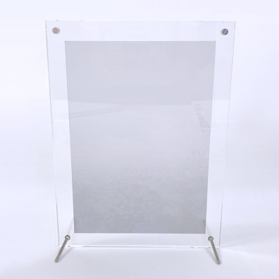 ナカバヤシ アクリルピクチャーフォトフレーム テーパー加工 A4 スタンドタイプ 写真立て IT-FL-A01-A4の商品画像9枚目