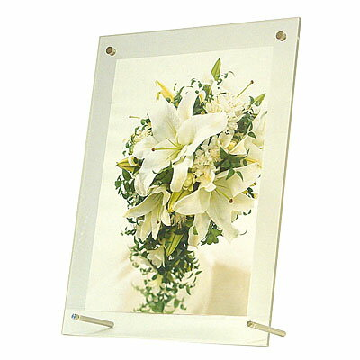 アクリル製 ピクチャーフレーム スタンドタイプ写真立て A4判プリント用 フ-ACS-A4の商品画像2枚目