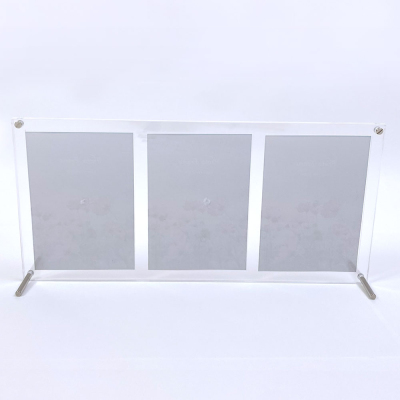 ナカバヤシ アクリルフォトフレーム 3層 溝あり 3連 L判 スタンドタイプ 写真立て IT-FL-A05-Lの商品画像8枚目