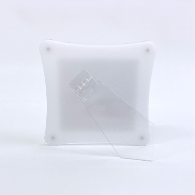 ナカバヤシ アクリルマグネットフォトフレーム ウェーブ 波型 スクエア判 ホワイト スタンドタイプ 写真立て IT-FL-A06-SQ-Wの商品画像9枚目