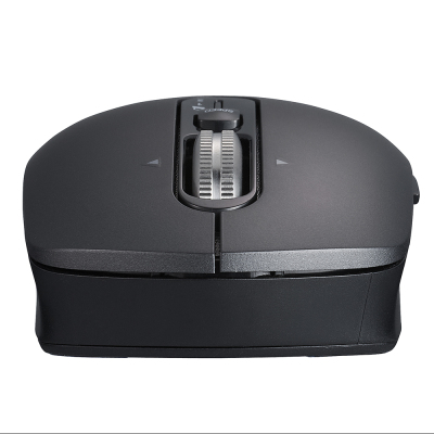 ナカバヤシ 【感動ホイールマウス】Bluetooth・USB無線(デュアル)静音5ボタンBlueLEDマウス Sサイズ/ブラック MUS-DKF239BK (tm) の商品画像8枚目