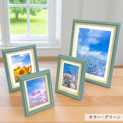 【WEB限定】 ナカバヤシ 樹脂製フォトフレーム01 L判 ナチュラル  写真立て IT-FL-PS01-L-Nの商品画像7枚目