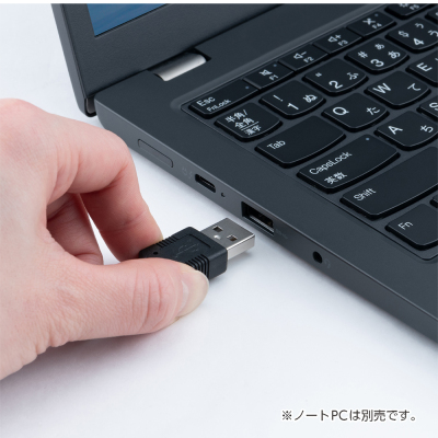 ナカバヤシ USB2.0延長ケーブル 0.5m/ブラック USB-EA005BK (tm)の商品画像5枚目