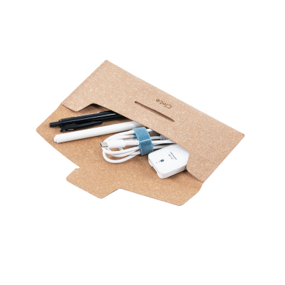 ナカバヤシ CleLe(クルレ) フラップペンケース ブラウン CLL-FPC01-BRの商品画像2枚目