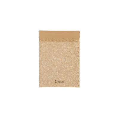 ナカバヤシ　CleLe（クルレ）　スプリングポーチ　S　ブラウン　CLL-SPS-BRの商品画像1枚目