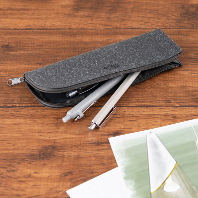 ナカバヤシ CleLe(クルレ) スリムペンケース グレー CLL-SPC-GYの商品画像3枚目