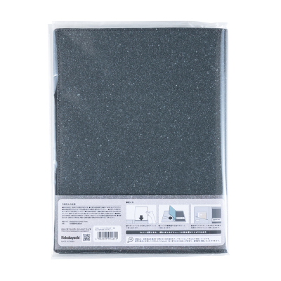 ナカバヤシ CleLe(クルレ) ノートパッドホルダー B5 グレー CLL-NPHB5-GYの商品画像5枚目