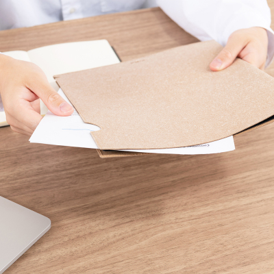 ナカバヤシ CleLe(クルレ) ドキュメントホルダー A4 ブラウン CLL-DHA4-BRの商品画像5枚目