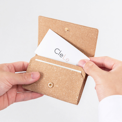 ナカバヤシ CleLe(クルレ) 名刺ケース ブラウン CLL-MC-BRの商品画像2枚目