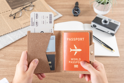 ナカバヤシ CleLe(クルレ) パスポートケース S ブラウン CLL-PPCS-BRの商品画像4枚目