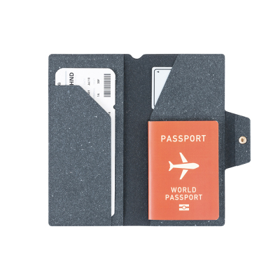 ナカバヤシ CleLe(クルレ) パスポートケース L グレー CLL-PPCL-GYの商品画像3枚目