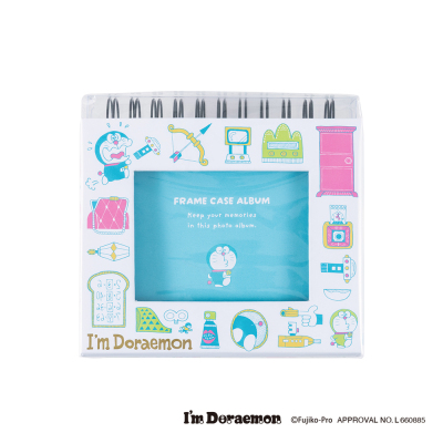【アルバムの日記念特価】ナカバヤシ フォトランク フレームケースアルバム L判60枚収納 ドラえもんホワイト A-FTPC-212-DRWの商品画像3枚目