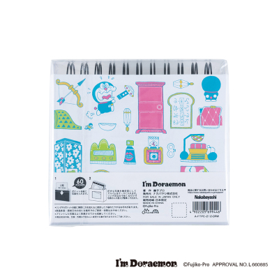 【アルバムの日記念特価】ナカバヤシ フォトランク フレームケースアルバム L判60枚収納 ドラえもんホワイト A-FTPC-212-DRWの商品画像4枚目