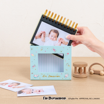 【アルバムの日記念特価】ナカバヤシ フォトランク フレームケースアルバム L判60枚収納 ドラえもんブルー A-FTPC-212-DRBの商品画像9枚目