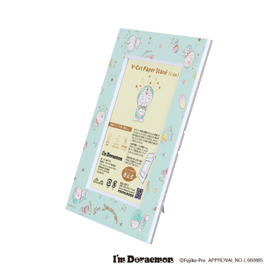 ナカバヤシ Vカットペーパースタンド I'mドラえもん ブルー VPS-L-101-DRBの商品画像2枚目