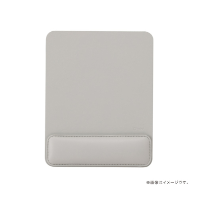 ナカバヤシ リストレスト付きPUレザーマウスパッド/グレー MUP-936GY (tm)の商品画像3枚目