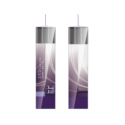 ナカバヤシ DVDトールケース1ケース3枚収納 3パック/ブラック DVD-T013-3BK (tm)の商品画像3枚目