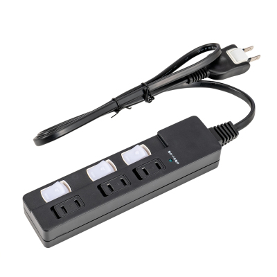 ナカバヤシ 安全機能搭載スイッチ付OAタップ/3個口/1m/ブラック TAP-046-10BK (tm)の商品画像3枚目