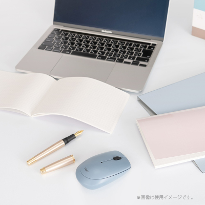 ナカバヤシ 無線3ボタンBlueLEDマウス MUS-RKT209W ブルー (tm)の商品画像8枚目