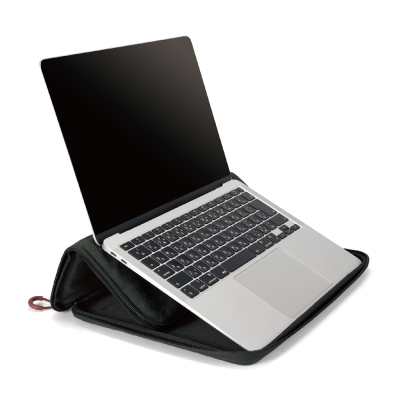 ナカバヤシ 14インチ汎用PCスタンドインナーケース/ブラック SZC-FC142310BK (tm)の商品画像7枚目