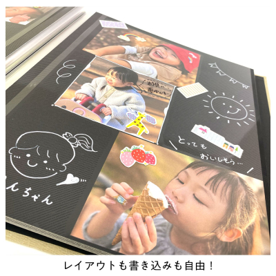 フエルネット フォトアルバム Sサイズ 黒台紙 レッド FN-SD-Rの商品画像7枚目