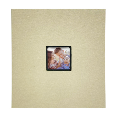 フエルネット 窓抜きフォトアルバム Sサイズ 黒台紙 ベージュ FN-SW-BEの商品画像2枚目