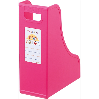 ナカバヤシ セラピーキッズカラー ファイルスタンド A4 フボ-TC6-KP キッズピンク