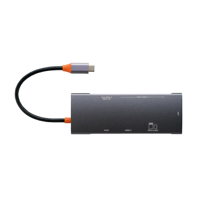 ナカバヤシ PD対応 Type-C 9in1 アルミドッキングステーション/グレー UD-C05GY (tm)の商品画像6枚目